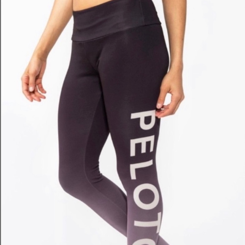 Peloton - Women's Athletic Leggings  - Purple Ombre - Size M